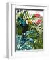 Toucan in Tropical Forest-Fab Funky-Framed Art Print