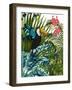 Toucan in Tropical Forest-Fab Funky-Framed Art Print