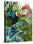 Toucan in Tropical Forest-Fab Funky-Stretched Canvas