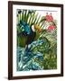 Toucan in Tropical Forest-Fab Funky-Framed Art Print