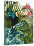 Toucan in Tropical Forest-Fab Funky-Stretched Canvas