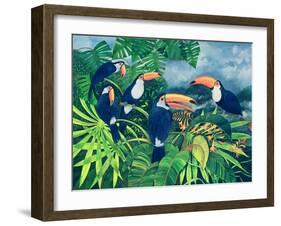 Toucan Talk-Lisa Graa Jensen-Framed Giclee Print