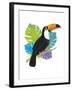 Toucan Tropics - Wild-Clara Wells-Framed Giclee Print