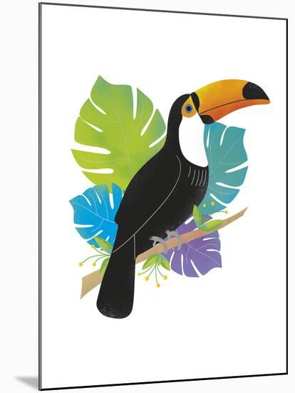 Toucan Tropics - Wild-Clara Wells-Mounted Giclee Print