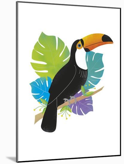 Toucan Tropics - Wild-Clara Wells-Mounted Giclee Print