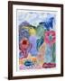 Toucan with Blue Beetle, 2010-Louise Belanger-Framed Giclee Print