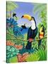 Toucans, 1993-Liz Wright-Stretched Canvas