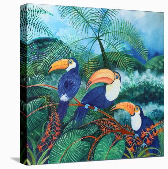 Toucans, 2012-Lisa Graa Jensen-Stretched Canvas