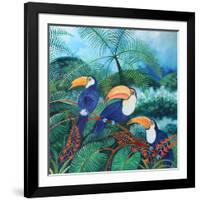 Toucans, 2012-Lisa Graa Jensen-Framed Giclee Print