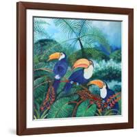 Toucans, 2012-Lisa Graa Jensen-Framed Giclee Print