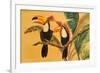 Toucans I-Linda Baliko-Framed Premium Giclee Print
