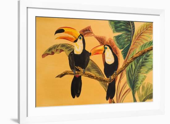 Toucans I-Linda Baliko-Framed Art Print