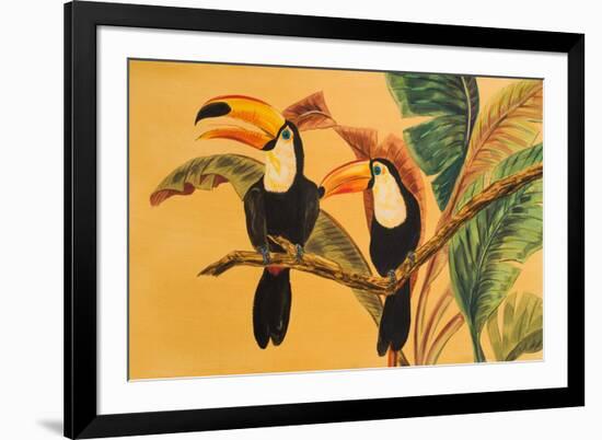 Toucans I-Linda Baliko-Framed Art Print