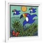 Toucans-Denny Driver-Framed Giclee Print