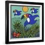 Toucans-Denny Driver-Framed Giclee Print