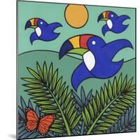 Toucans-Denny Driver-Mounted Giclee Print