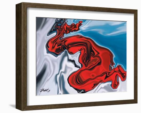 Touch Life-Rabi Khan-Framed Art Print