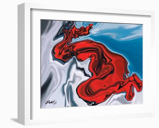 Touch Life-Rabi Khan-Framed Art Print