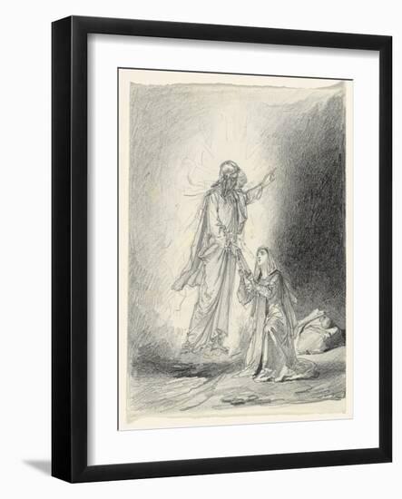 Touch Me Not; Noli Me Tangere-Mihaly von Zichy-Framed Giclee Print