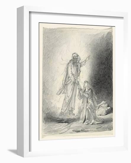 Touch Me Not; Noli Me Tangere-Mihaly von Zichy-Framed Giclee Print