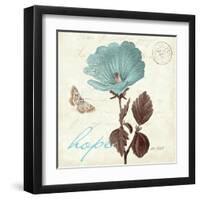 Touch of Blue III-Katie Pertiet-Framed Art Print