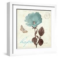 Touch of Blue III-Katie Pertiet-Framed Art Print