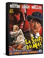 Touch of Evil, (aka La Soif Du Mal), Janet Leigh, Charlton Heston, Orson Welles, 1958-null-Framed Stretched Canvas