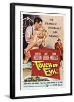 Touch of Evil, Charlton Heston, Janet Leigh, Orson Welles, 1958-null-Framed Art Print