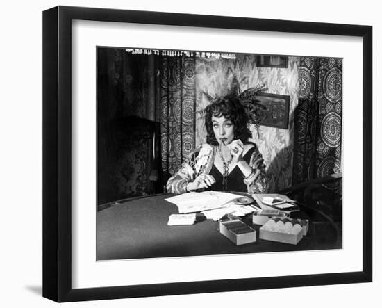 Touch Of Evil, Marlene Dietrich, 1958-null-Framed Photo