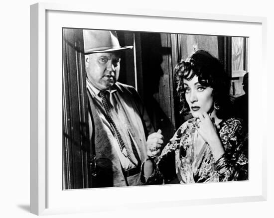 Touch Of Evil, Orson Welles, Marlene Dietrich, 1958-null-Framed Photo