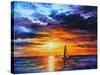 Touch of Horizon-Leonid Afremov-Stretched Canvas