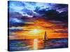 Touch of Horizon-Leonid Afremov-Stretched Canvas