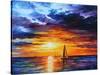 Touch of Horizon-Leonid Afremov-Stretched Canvas