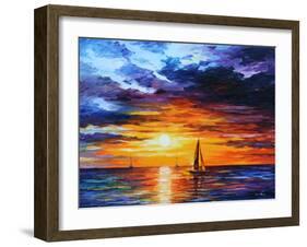 Touch of Horizon-Leonid Afremov-Framed Art Print