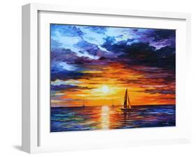 Touch of Horizon-Leonid Afremov-Framed Art Print