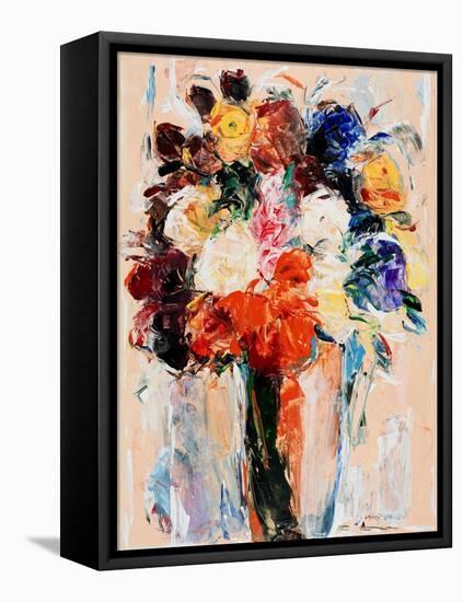 Touch of Orange-Hooshang Khorasani-Framed Stretched Canvas