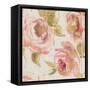 Touch of Rose II-Pela-Framed Stretched Canvas