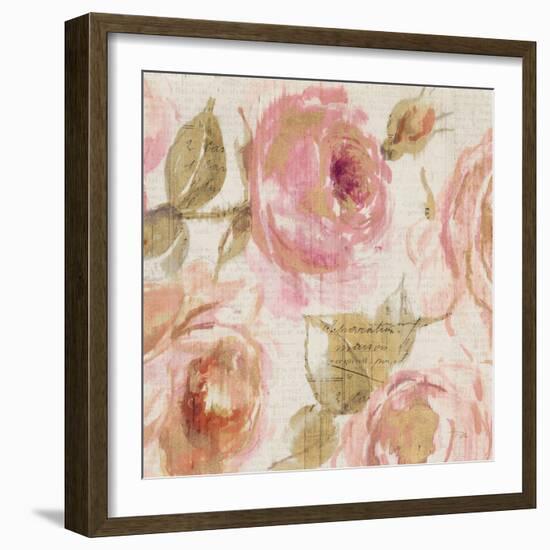 Touch of Rose III-Pela-Framed Art Print