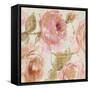 Touch of Rose III-Pela-Framed Stretched Canvas