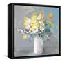 Touch of Spring I White Vase-Danhui Nai-Framed Stretched Canvas