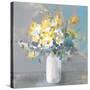 Touch of Spring I White Vase-Danhui Nai-Stretched Canvas