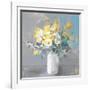 Touch of Spring I White Vase-Danhui Nai-Framed Art Print