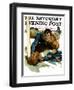 "Touchdown," Saturday Evening Post Cover, November 21, 1931-Elbert Mcgran Jackson-Framed Giclee Print