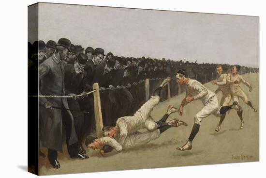 Touchdown, Yale vs. Princeton, Thanksgiving Day, Nov. 27, 1890-Frederic Remington-Stretched Canvas