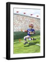 Touchdown-Jay Throckmorton-Framed Art Print