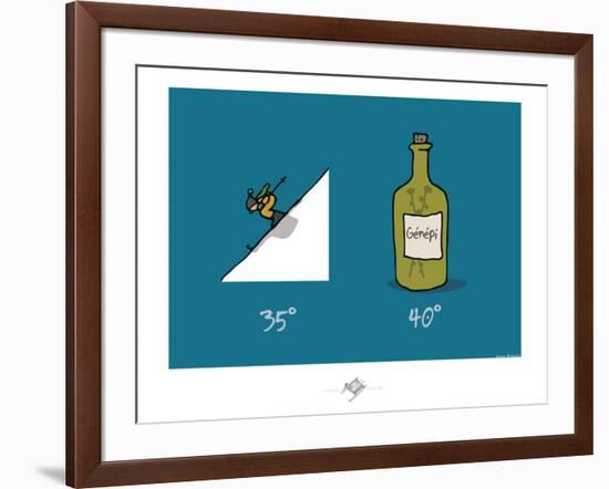 Touchouss - Génépi-Sylvain Bichicchi-Framed Art Print