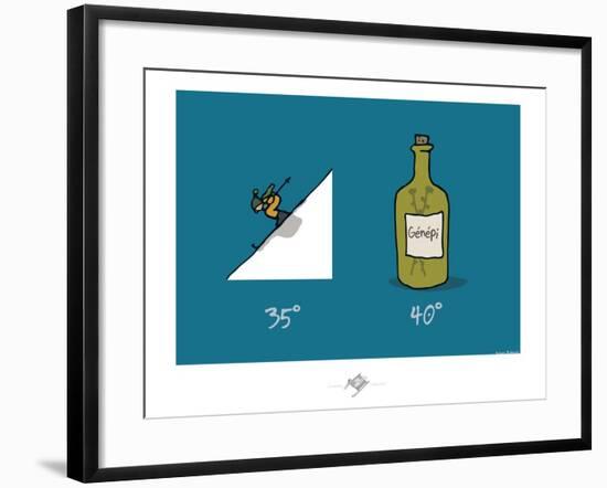 Touchouss - Génépi-Sylvain Bichicchi-Framed Art Print