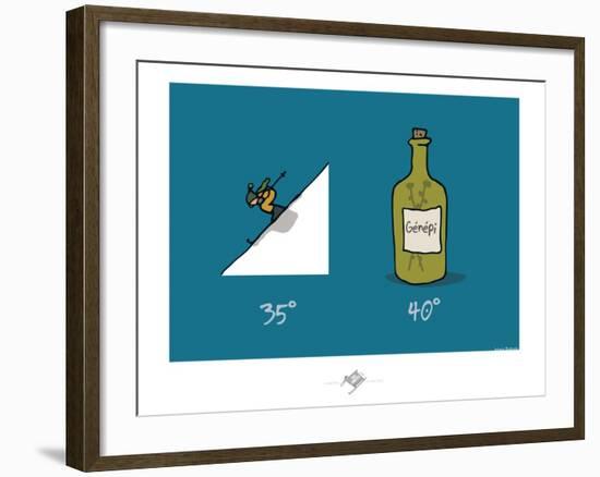 Touchouss - Génépi-Sylvain Bichicchi-Framed Art Print