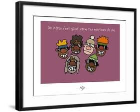 Touchouss - L'intrus-Sylvain Bichicchi-Framed Art Print