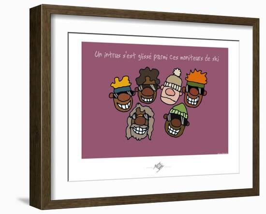 Touchouss - L'intrus-Sylvain Bichicchi-Framed Art Print